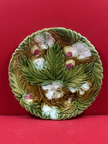 Barbotine assiette ancienne