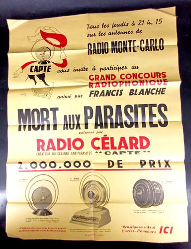 Affiche signé jacquet - jacquet, capte