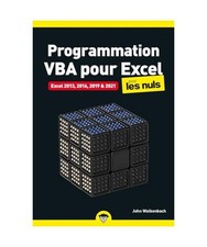 Programmation VBA pour Excel