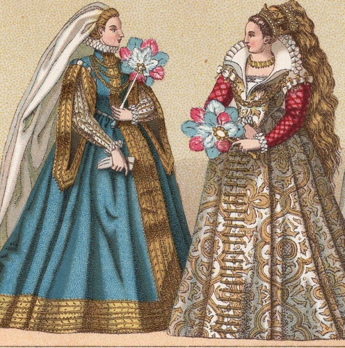 European women noble - women, dress