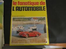 LE FANATIQUE AUTOMOBILE N° 109 OCTOBRE 1977 VP RENAULT 1064 CYCLECAR ENZMANN