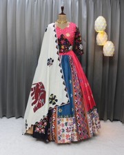 Nouvelle Robe Ethnique Bollywood Designer Indienne Floral Anarkali Lehenga Choli