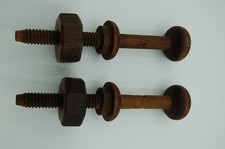 ANCIEN OUTIL EN BOIS , ART POPULAIRE , LOT DE DEUX