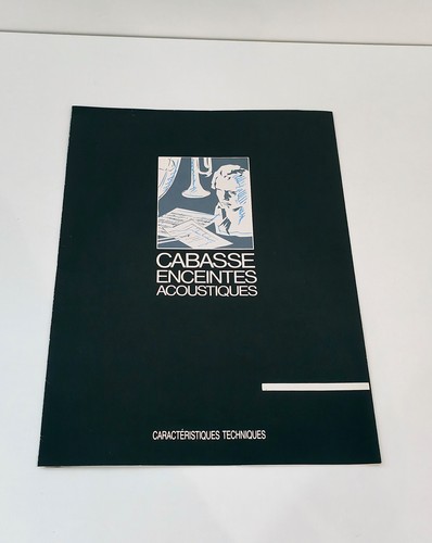 Cabasse vintage brochure - vintage,