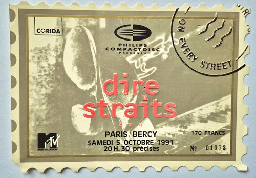 Dire straits live - dire, ticket