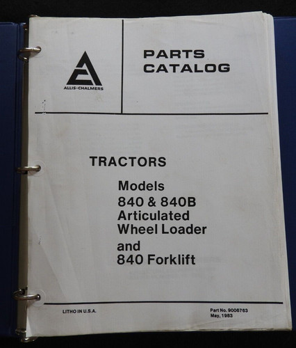 Allis chalmers modèle 840 - allis,