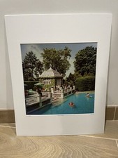 Slim Aarons Photographie Yellow Korner Family Pool