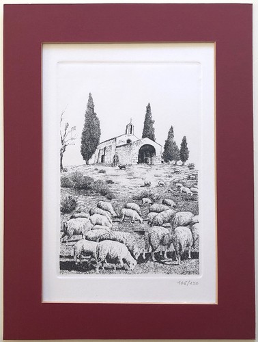 Gravure eau forte - a,