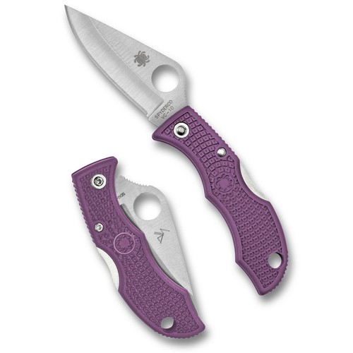 Spyderco ladybug purple - spyderco,