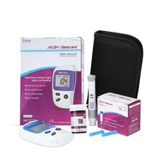 Moniteur de glycémie glucomètre avec 10 bandes glucométriques gratuites neuf