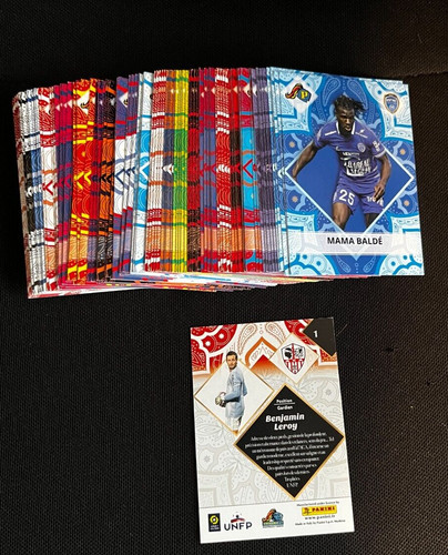 Lot 100 cartes panini fc - lot,