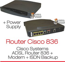 Cisco 836 ADSL Sur Rnis A Large Bande Modem/Routeur 8Mbps Good Condition Ok