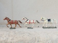 STARLUX - cheval Far West cow-boy Indien , autre ...   -   Lot de 3