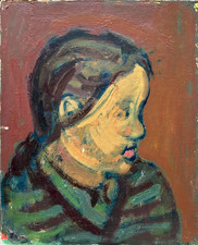 Beau Portrait Jeune Fille Nabi