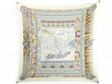RARE FOULARD PLISSE HERMES LA
