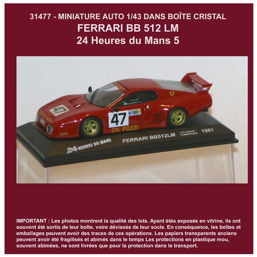 1674 miniature ferrari - bb, 512