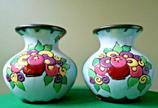 Art deco paire vases - de,