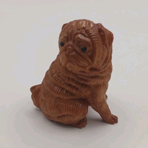 Figurine chien carlin - chien, kawaii
