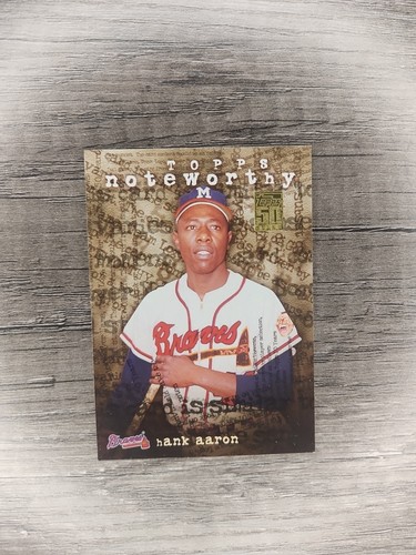 2001 topps noteworthy hank - topps,