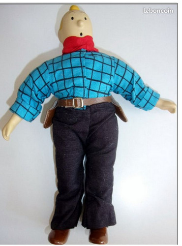 Poupee tintin amerique - poupee, en