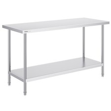 VEVOR Table de Travail Inox