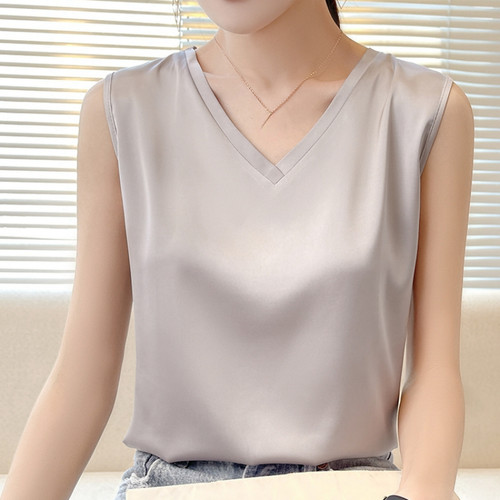 Femme satin caraco sans - satin,