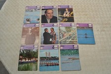 LOT 10 CARTES EDITIONS RENCONTRE 1976-78 aviron joutes skiff oxford cambridge