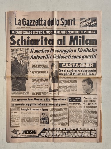Gazzetta dello sport avril - gazzetta,