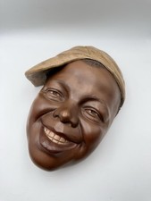 Masque Mural Signé De Friedrich Goldscheider et Haniroff