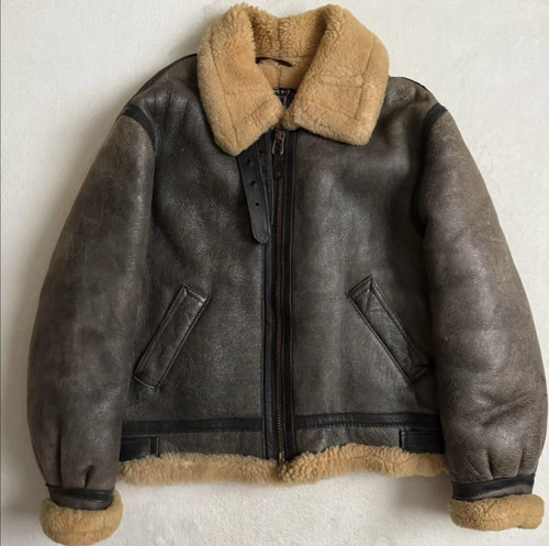 Schott type leather flight - b-3,