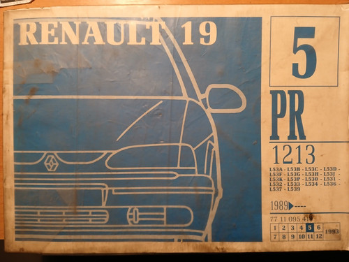 Renault r19 chamade 1989 - 19,