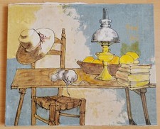 ** TABLEAU HUILE SUR TOILE DE BERNARD DUFOUR "ESPACE FARNIENTE"