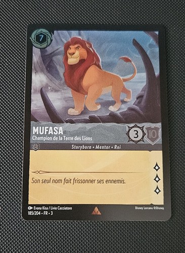 Mufasa 185 204 foil - mufasa, 185/204