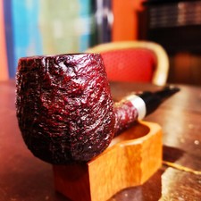 Estate pipe Ashton Pebble grain - Bill Taylor era - 2009 (with silver ring)