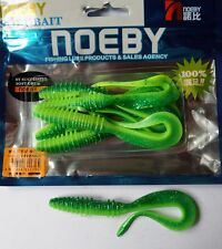Noeby pêche leurre souple odorant worm twist 10cm non étiré 5,6g couleur 205