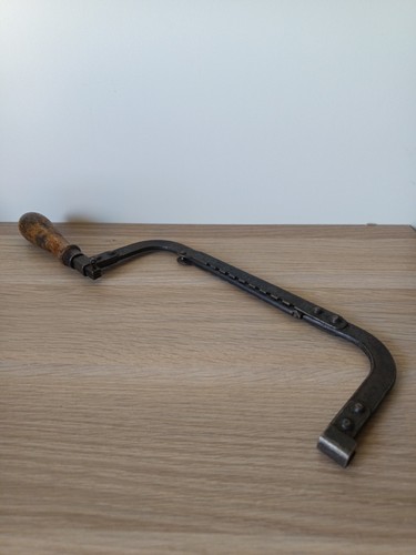Antique metal saw adjustable - antique,