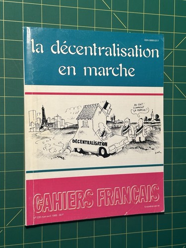 Cahiers francais 220 - 220, la