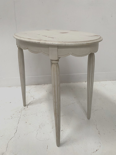 Guéridon ovale art déco - guéridon,