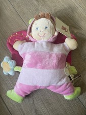 Doudou Peluche Clown Rose Kiabi Nicotoy Papillon Poupée Fleur Knuffel Vlinder