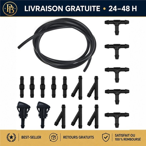 Kit tuyau lave glace - auto, m