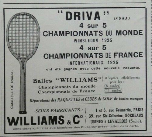 Publicité presse 1926 - publicitÉ, de