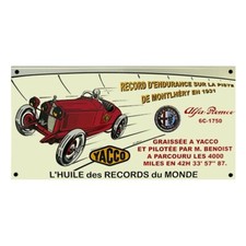 Plaque émaillée : YACCO ALFA