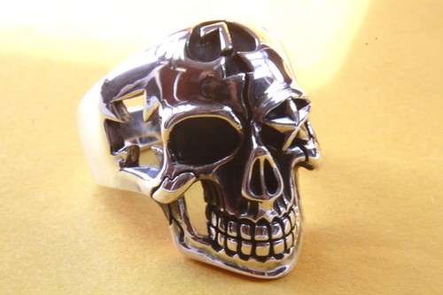 Bague myringshop biker tête - bague,