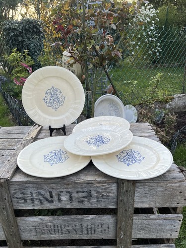 Assiettes plates gien - assiettes,