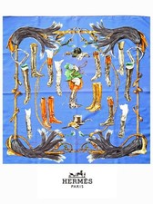HERMES Carre 90 écharpe soie