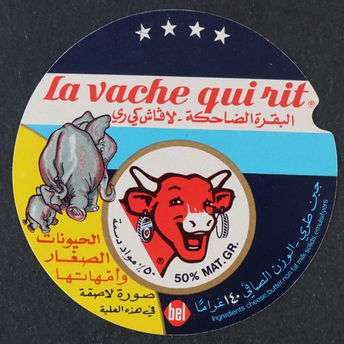 Etiquette vache qui - vache, arabe