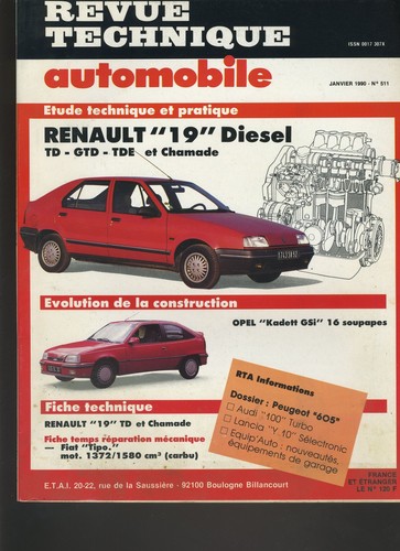 Revue technique automobile - (9b)revue,