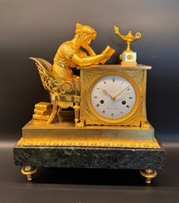 Pendule ''la Liseuse'' bronze