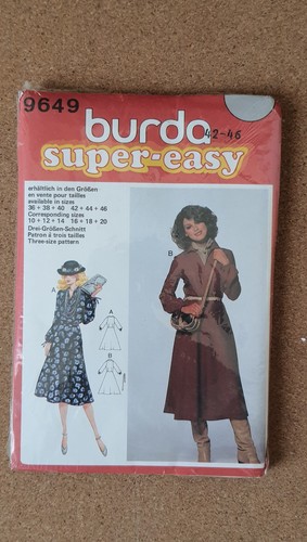 Patron robe burda - robe, "