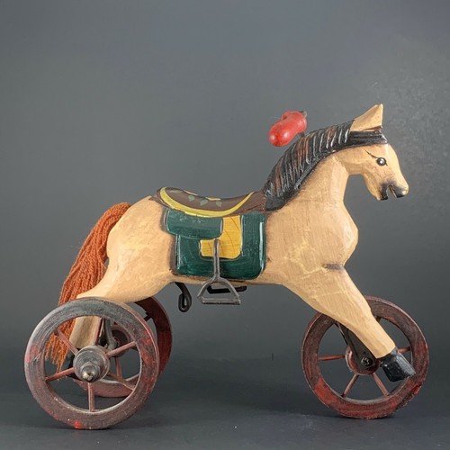Vintage horse tricycle - vintage,
